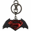 Aparato Batman vs Superman Stacked Symbol Pewter Keychain AP3071160